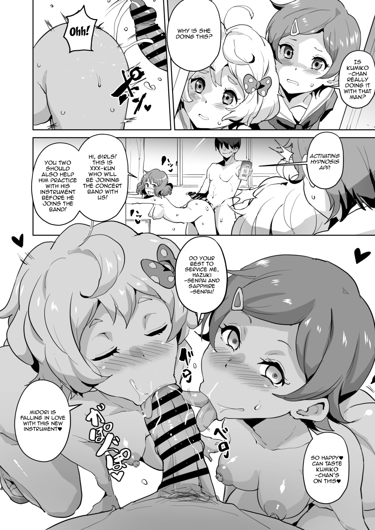 Hentai Manga Comic-Sound! Euphonium Hypnosis Manga-Read-5